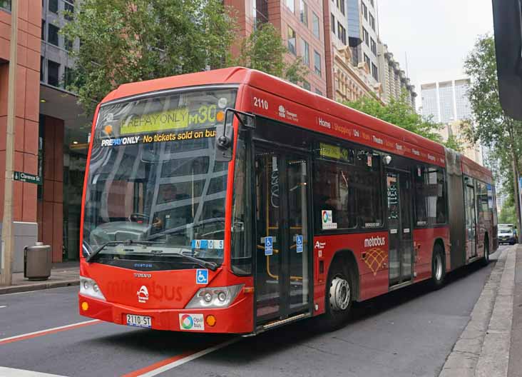 Sydney Buses Volvo B12BLEA Custom CB60 Evo II 2110 Metrobus